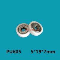 2021 New Arrival Time limited Plastic Bearing Nylon Wheel Roller Pulley 5x19x7mm 10 Pcs 605 Type With Flat