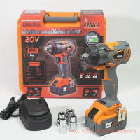 บล็อกแบตไร้สาย20v มอเตอร์ไร้แปรงถ่าน Brushless Impact Wrench IMAX #IMIW-20BL by MAX TOOL AND EQUIPMENTS