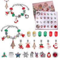 Christmas Countdown Calendar Box Christmas Countdown Calendar Bracelets Set Birthday Gift DIY Bracelet Making Kit For Beading Necklaces Jewelry Making beneficial