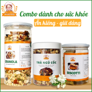 Combo ăn kiêng An An Food - Granola hạt ngũ cốc 500gram + bánh ăn kiêng