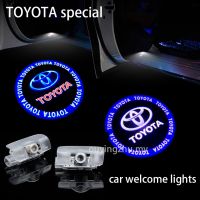 NEW 2Pcs/set Toyota special LED car door logo welcome light laser Projector Lamp replace Prado  Camry Corolla ting