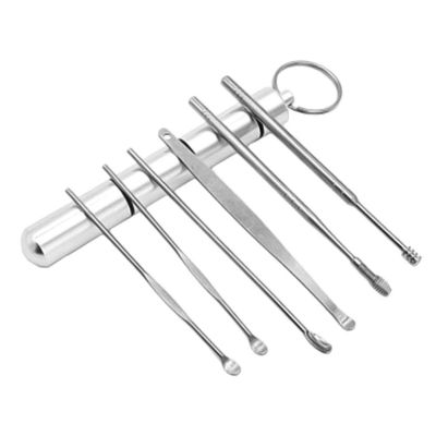 【cw】 6/7pcs Ear Wax Remover Cleaning Pick Earpick Cleaner  Adults Set