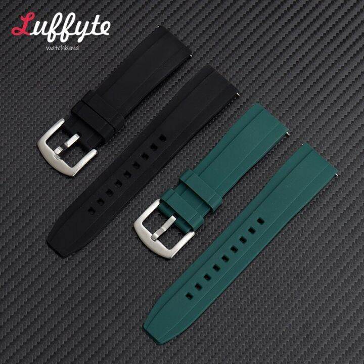 quick-relase-silicone-watch-strap-20mm-22mm-sports-waterproof-rubber-watchband-with-stainless-steel-buckle-smartwatch-band-straps