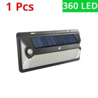 【♘COD Free Cas♘】 sdis shop Wakyme 360 Led ไฟแสงอาทิตย์ไฟถนนกลางแจ้งคู่ Pir เซ็นเซอร์ตรวจจับการเคลื่อนไหวโคมไฟผนังในสวน Courtyards ความปลอดภัยฉุกเฉินโคมไฟ