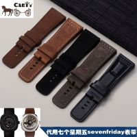 suitable for SEVENFRIDAY Bracelet leather strap 28mm male watch accessories bracelet belt