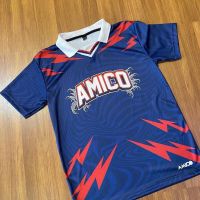 Jersey Collar Retro Amico Blue 01 Limited Edition comfortable