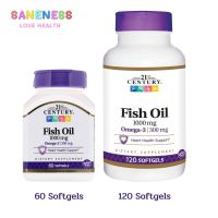 21st Century Fish Oil 1000 mg น้ำมันปลา 1000 มิลลิกรัม