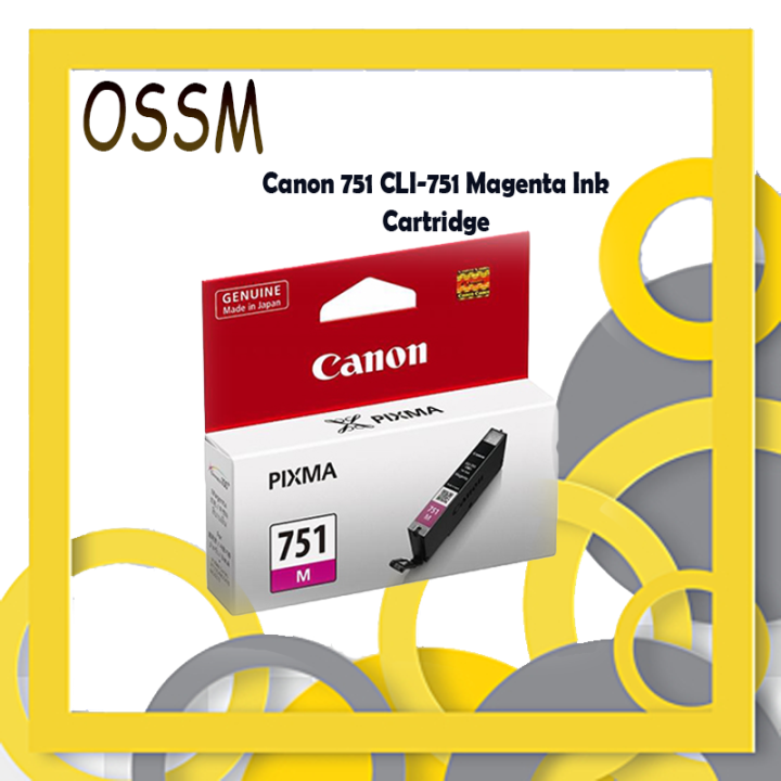 Canon 751 CLI751 Magenta Original Pixma Ink Cartridge Lazada PH