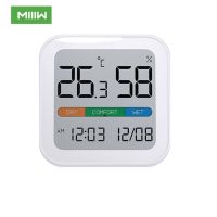 Miiiw LCD Digital Thermometer 2 Hygrometer Indoor Thermo-Hygrometer with Magnet, MIN/MAX Records for Room Climate Control