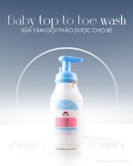 HCMChai sữa tắm gội cho bé Hanayuki Baby-top-to-toe-wash