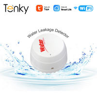 Tuya WiFi Water Sensor เครื่องตรวจจับการรั่วไหล Smart Home Flood Sensor Alarm Leak Flood Alert Overflow Smart Life APP Control Monitor