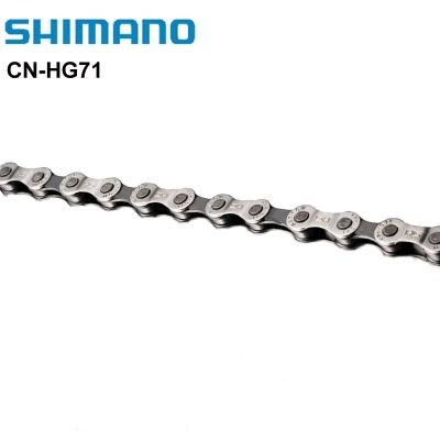 Shimano โซ่ Cn-hg71จักรยานเสือภูเขา Mtb Bi ห่วงโซ่6S 7S 8S 21/24S ห่วงโซ่ความเร็วเชื่อมโยง112 Hg71การปรับปรุงของ Hg50