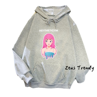 Zeus Trendy เสื้อฮู้ด เสื้อแขนยาวอบอุ่น หลวมและสบาย ทันสมัย สบาย วินเทจ นุ่มนวล WWY230009K 41Z231009