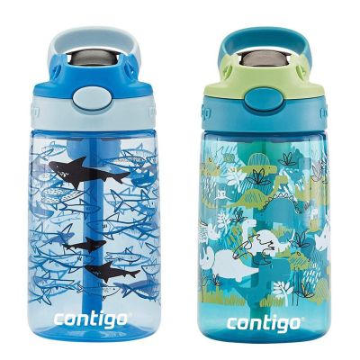 USA  ขวดน้ำ Contigo Autospout Kids Water Bottle BPA Free 14 oz