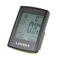 Lixada เครื่องขี่จักรยานไร้สายอเนกประสงค์แบบทว่าจอ Lcd กันน้ำความเร็วรอบเครื่องคำนวณ