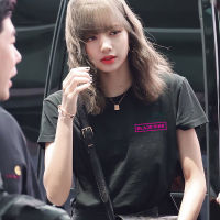 เสื้อยืด ลายแบล็คพิ้ง black pink เสื้อใส่สบาย ผ้า Cotton100% ผ้าดีหนานุ่มใส่สบาย Street shirt