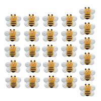 25x Bee Push Pins Cute Animal Bee Thumb Tacks Decor-Push Pins Cork Board Pins Classroom School Supplies for Photos Wall Clips Pins Tacks