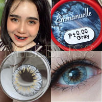 คอนแทคเลนส์ Pitchylens ฝาแดง : Emmanuelle ลายยอดฮิตจาก tiktok บิ๊กอาย สายแบ้ว สีเทา สีน้ำตาล