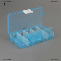 pime MALL Plastic10 slots adjustable Jewelry กล่องเก็บของ Case CRAFT Organizer beads