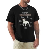 Anatomy Of A Bull Terrier For Fur Mama, Papa Loves Dogs T-Shirt Graphic T Shirt Fitted T Shirts For Men