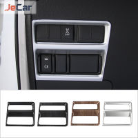 Car Headlight Switch Buttons adjust Decoration Ring Covers Stickers For Nissan Patrol 2017 Up Car Interior Accessories