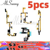 AliSunny 5pcs Power Flex Cable สําหรับ iPad 2 3 4 5 6 Mini 1 ปุ่มปรับระดับเสียงเปิดปิดชิ้นส่วนเปลี่ยน Ribbion