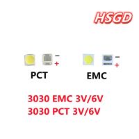 ไฟด้านหลัง Led 1W 1.5W 2W 3030 3V 6V 80-90lm สีขาวเย็นโปรแกรมประยุกต์ทีวี Pct Emc Led 3V ใหม่