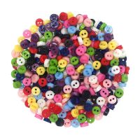 6mm Resin buttons Mini Buttons Scrapbook Round 2-Holes sewing supplies sewing accessories buttons for clothing diy Haberdashery