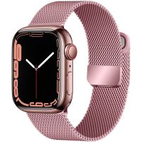 Magnetic Loop Strap For Apple watch Band 45mm 41mm 44mm 40mm 42mm 38mm Accessories smartwatch bracelet iWatch series 7 4 5 6 SE Straps