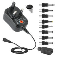 3V 4.5V 5V 6V 7.5V 9V 12V AC DC Adapter ปรับอะแดปเตอร์ Universal Charger สำหรับ Led Light Strip โคมไฟ3012W