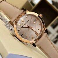 [Aishang watch industry]Free Boxburberry?BU9109นาฬิกาควอตซ์แฟชั่นหนังหรูหราแบรนด์สำหรับผู้หญิงนาฬิกาหรูหรา