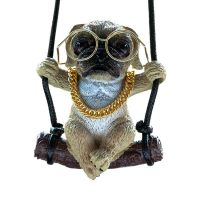 Swinging Pug Car Hangings Ornament French Bulldog Pendant Charm Decoration French Bulldog Pendant Charm Decoration Easy