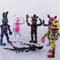 Action FiguresZZOOI Hot Sell Five Night At Freddy Anime Fnaf Bear Free Assembly Action Figure Pvc Model Freddy Toys For Children Action Figures