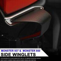 ปีกแฟริ่ง Monster950รถจักรยานยนต์สปอยเลอร์ปีกแอโรไดนามิกส์สำหรับ Ducati MONSTER 937 SP Plus 950สัตว์ประหลาด2022 2023