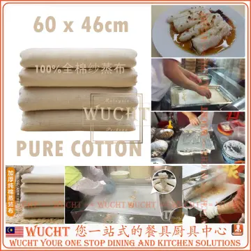 Muslin Cloths for Cooking, Pack of 5 (50X50CM), Unbleached, Cotton Reusable  and Washable Cheese Cloths for Straining 