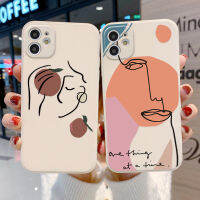 ❤️??จัดส่งทันที❤️ภาพประกอบศิลปะ เคสไอโฟน11/12/13/14 15 Pro max TPU แบบนิ่ม เคส For iPhone 11 14 13 Pro Max X XS Max 6 6s 7 8พลัส Plus XR SE ปิดด้านหลัง แบบเต็มเครื่อง กันฝุ่น หรูหรา เรียบง่าย สําหรับ เนื้อแมท