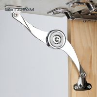 Hydraulic Randomly Stop Hinges Kitchen Cabinet Door Adjustable Polish Hinge Furniture Lift Up Flap Stay Support Hardware