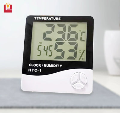 YONUO เครื่องวัดอุณหภูมิ เทอร์โมมิเตอร์ แบบมีสาย HTC-1 เครื่องวัดความชื้น เทอร์โมมิเตอร์ วัดอุณหภูมิ วัดความชื้น เครื่องวัดอุณหภูมิและความชื้น แบบดิจิตอล