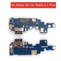 สำหรับ Nokia X6/สำหรับ Nokia 6.1 Plus แท่นชาร์จ Usb สายเคเบิลงอได้ตัวต่อที่ชาร์จยูเอสบีบอร์ด Pcb อะไหล่ Ta-1099/1103 Type C