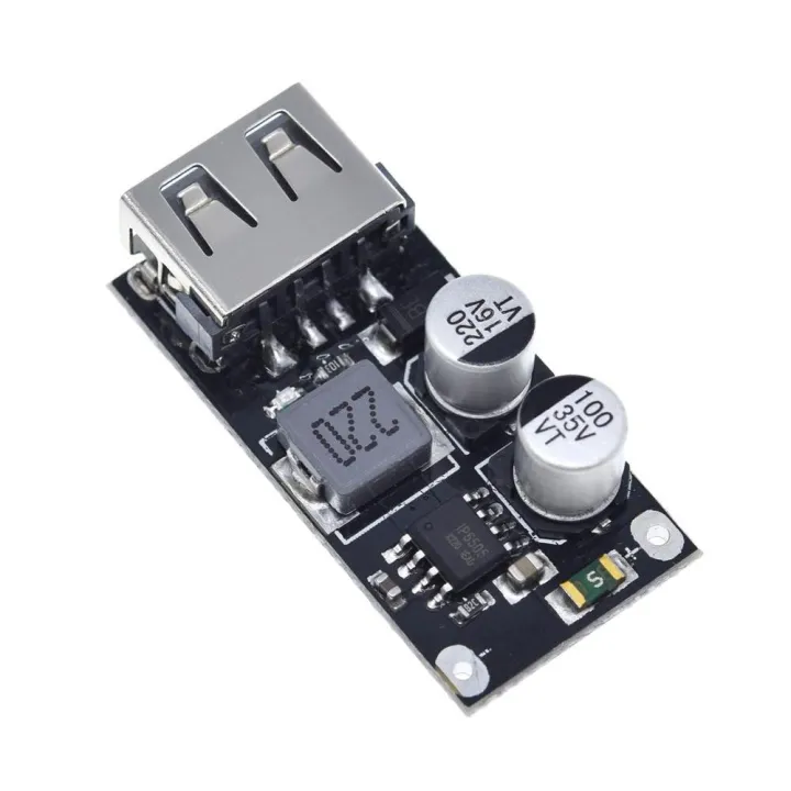 IUTRE DC 12V 24V To QC3.0 Charger USB Circuit Charge Module Buck