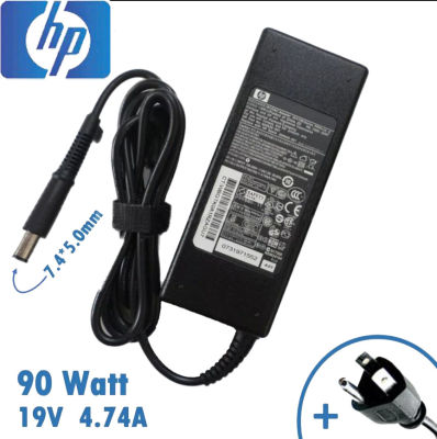 HP Adapter 19V4.74A หัวแจ๊คขนาด7.4*5.0mm. /HP All-in-One 22-3013L 22-2021d / All-In-One 24-g022l 24-g027l MS237d 90W สายชาร์จ HP อะแดปเตอร์ สายชาร์จโน๊ตบุ๊ค
