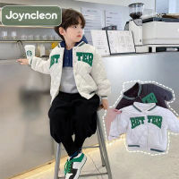 JoynCleon เด็กแจ็คเก็ตเบาะแจ็คเก็ตปักเบสบอลเครื่องแบบเสื้อผ้าเด็ก