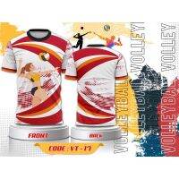 (All sizes are in stock)   Mens Volleyball Sublimation T-shirt [New] Volleyball Full Sublimation T-shirt Batch 3  (You can customize the name and pattern for free)