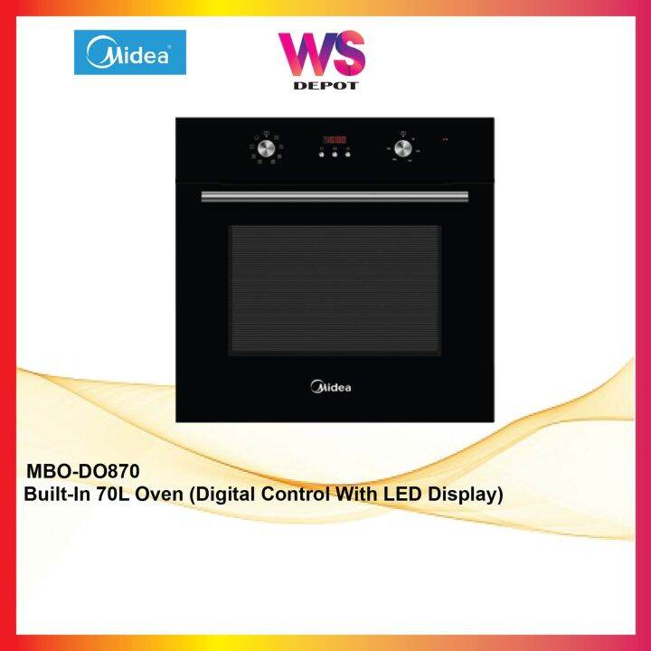 Midea Built In Oven (70L) MBO-D0870 Midea Oven MBOD0870 Built In 60cm ...