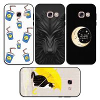 Case สำหรับ Samsung A3 A5 A6 A7 A8 A9 Pro Star PLUS 2015 2016 2017 2018 หมาป่าซิลิคอนสีดำ TPU โทรศัพท์กลับ Case ปก