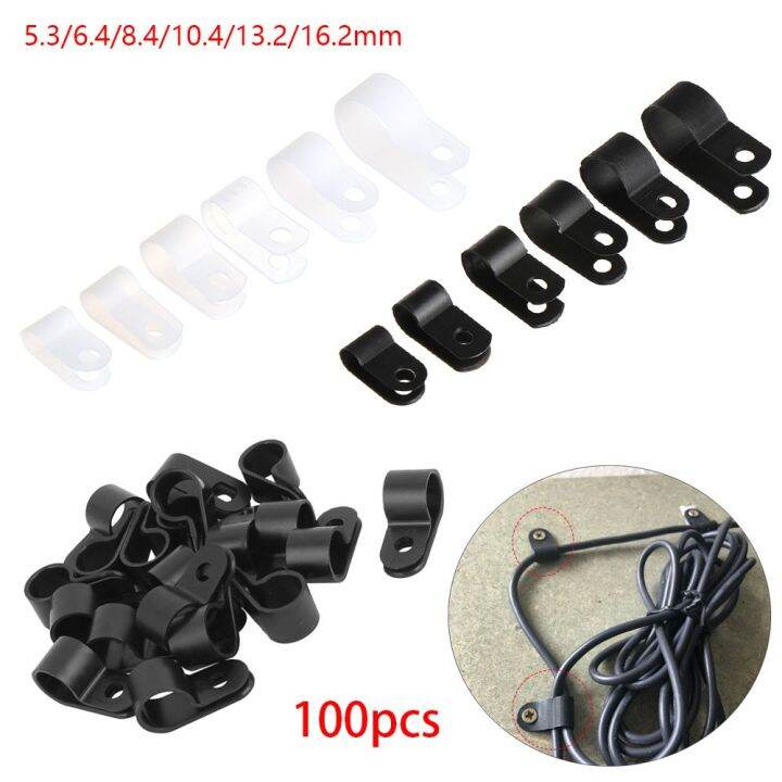 VARIOUS BEAUTY NAILS 100PCS Durable Useful Metal Hardware RType Clip