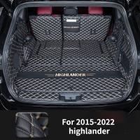 ❏❃✈ Car Trunk Mat for Toyota Highlander 5 Seats 7 Seats Car Fully Covered Black Beige Brown Anti-Dirty Protector Tray Cargo Liner