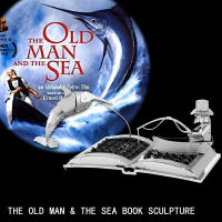 3D metal model THE OLD MAN and the sea new ชายชราแห่งท้องทะเล