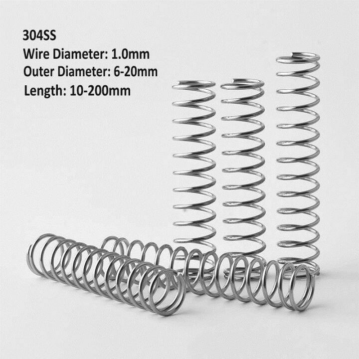 304 Stainless Steel Compression Springs Y Shaped Spring Wire Diameter