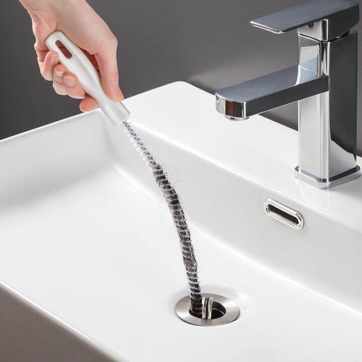 Bendable Pipe Unblocker for Bathroom Floor Drain Kitchen Pipe Plunger and Sinks Sewer Cleaning